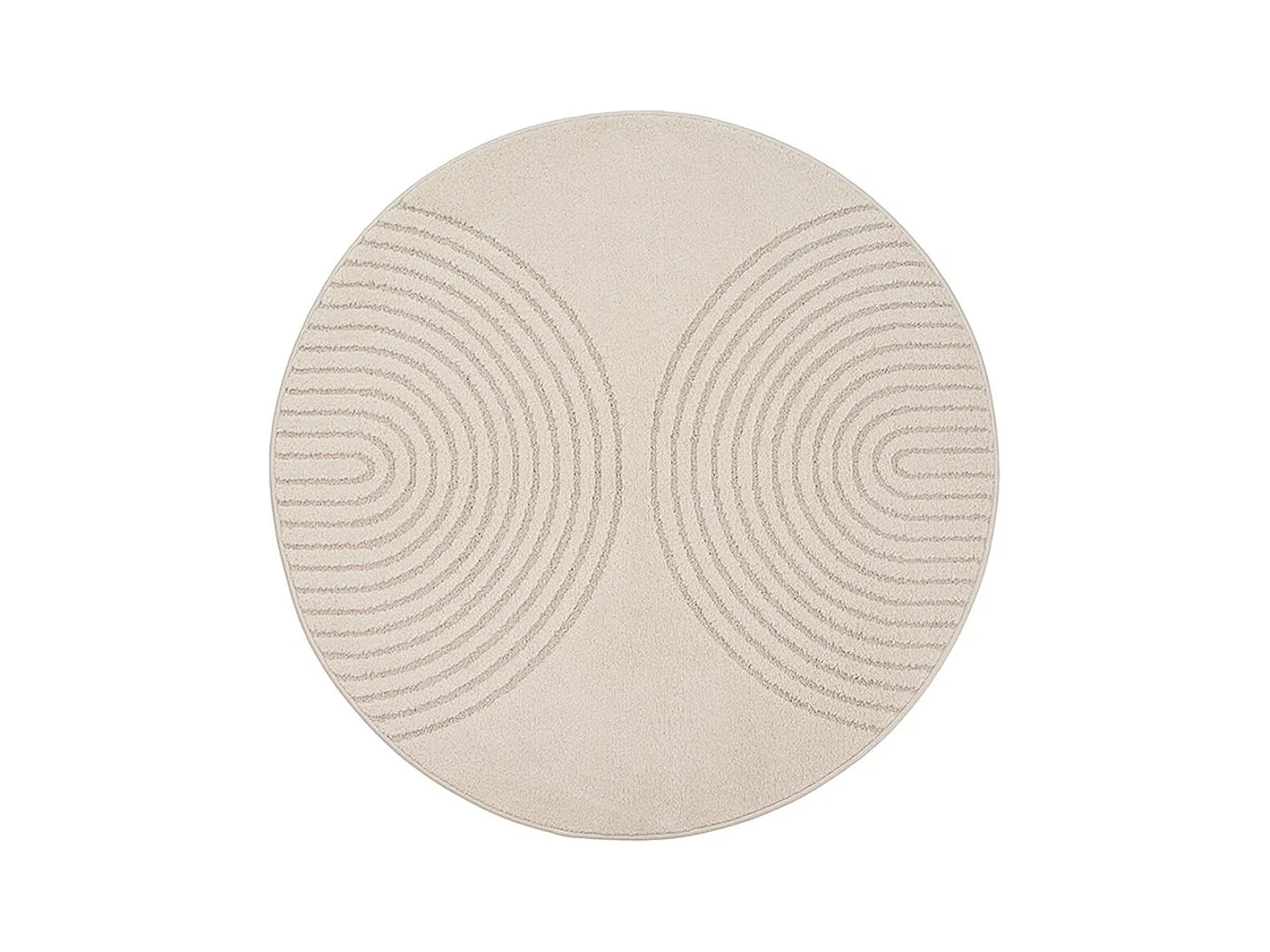 Tapis Elisa design géométrique, Beige, 200 x 280 cm