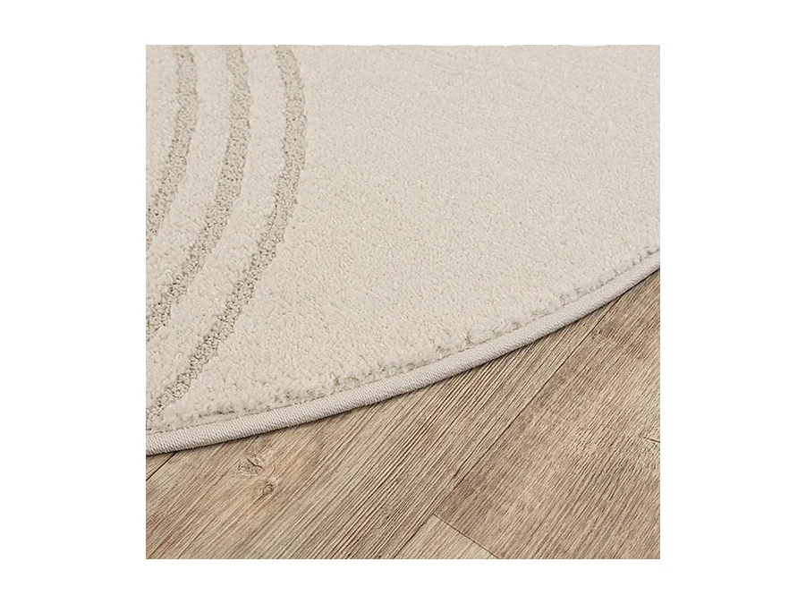 Tapis Elisa design géométrique, Beige, 200 x 280 cm