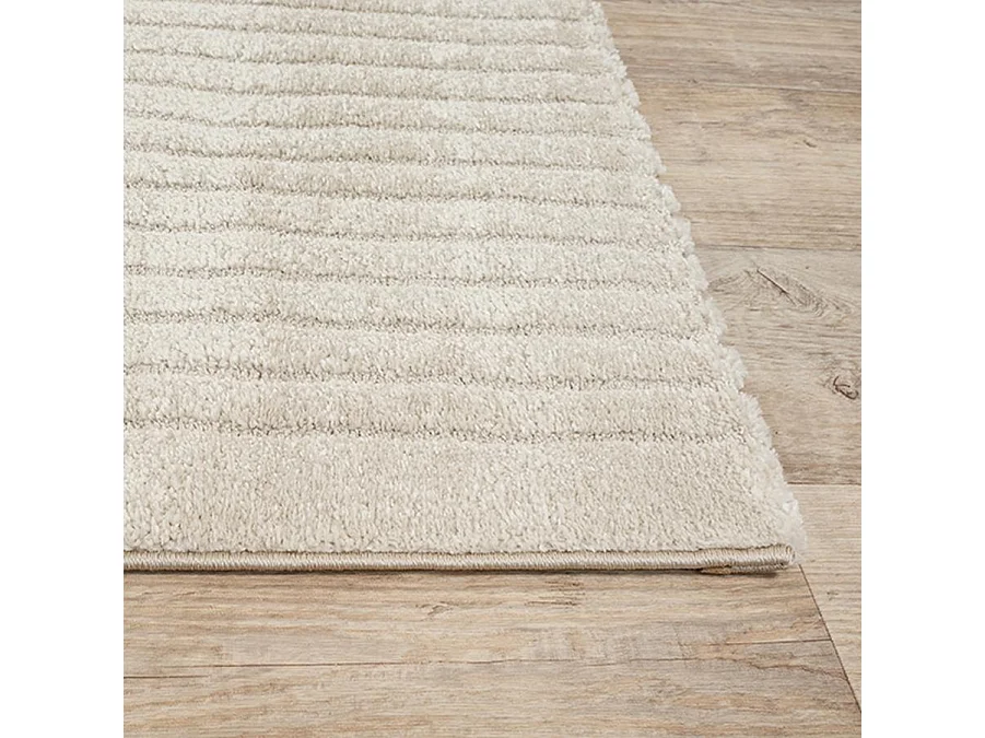 Tapis Elisa design géométrique, Beige, 200 x 280 cm