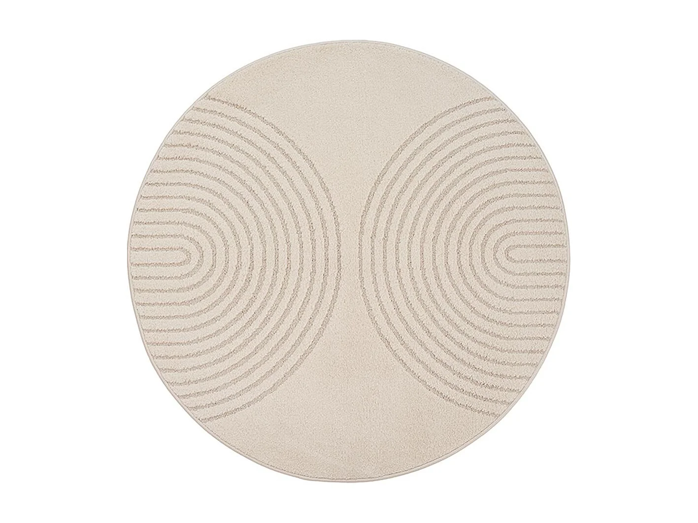 Tapis Elisa design géométrique, Beige, 200 x 280 cm