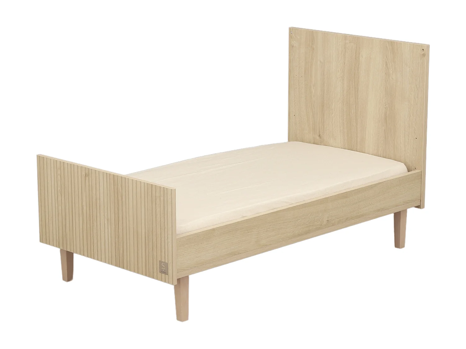 Lit évolutif 140x70 - Little Big bed sur pieds bois PALOMA - Sauthon