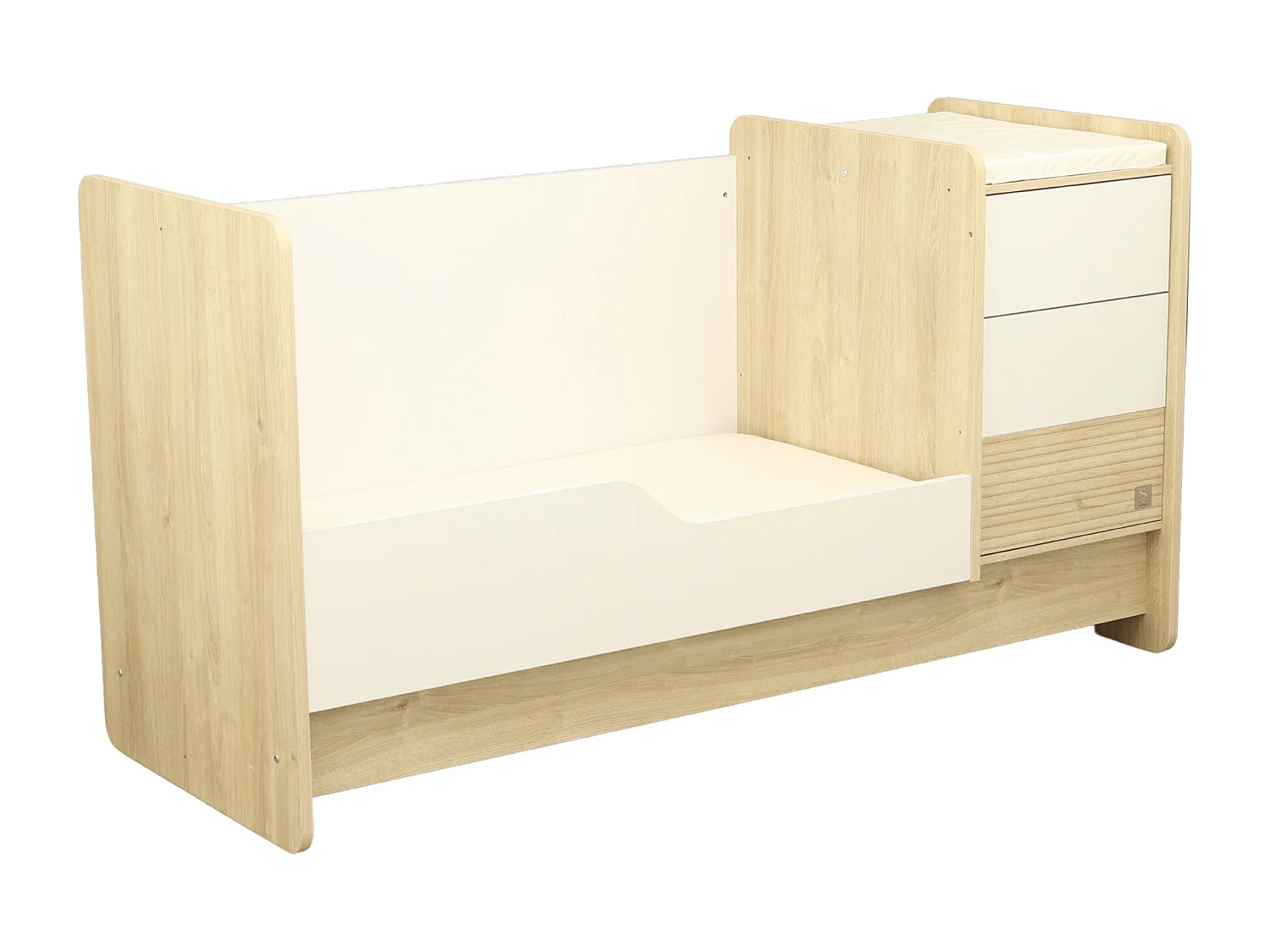 Cama combinada 140x70 convertible a 90x190