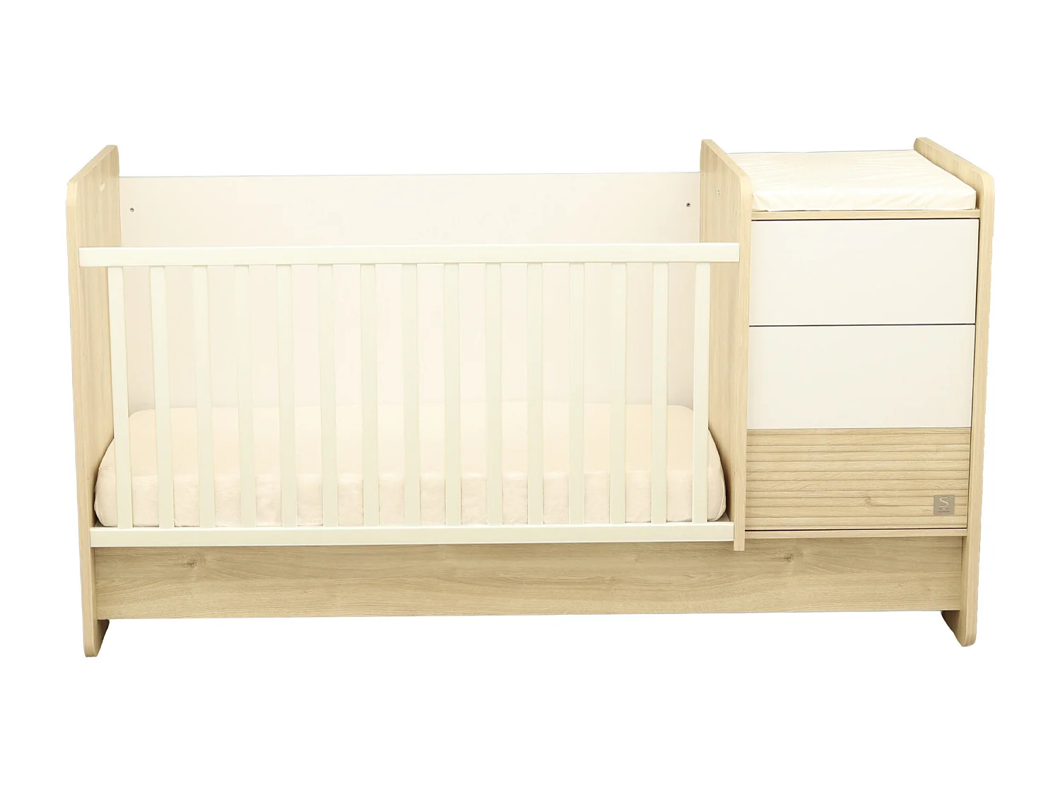 Cama combinada 140x70 convertible a 90x190