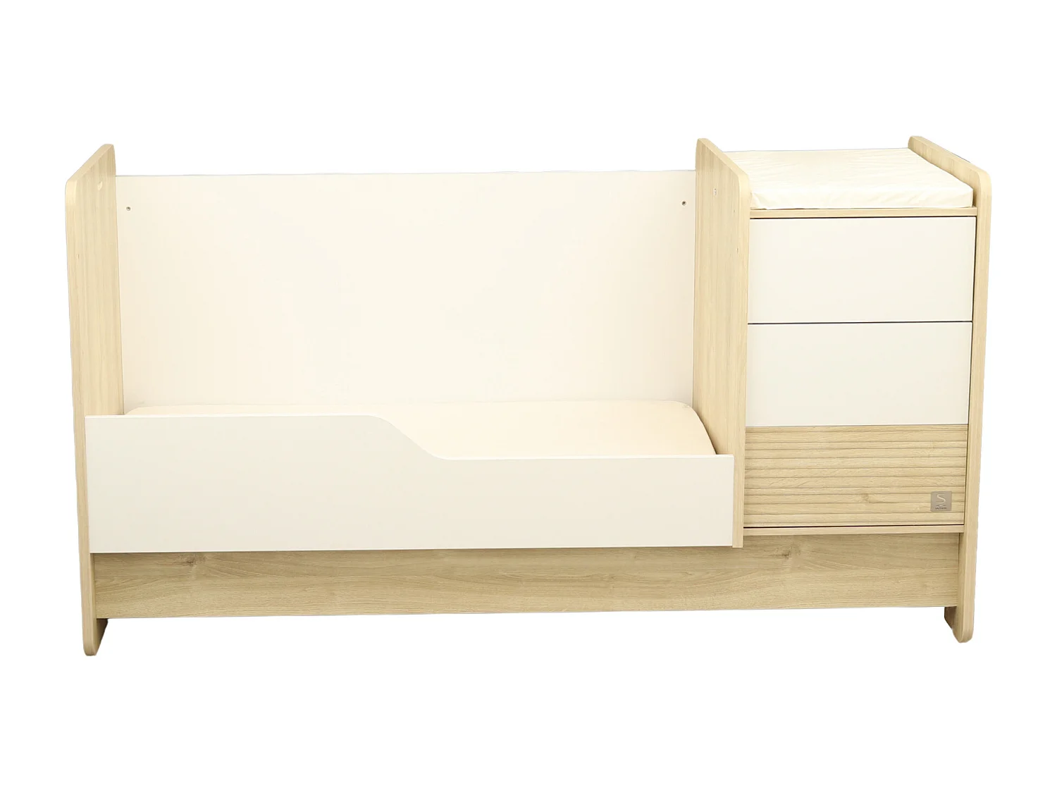 Cama combinada 140x70 convertible a 90x190