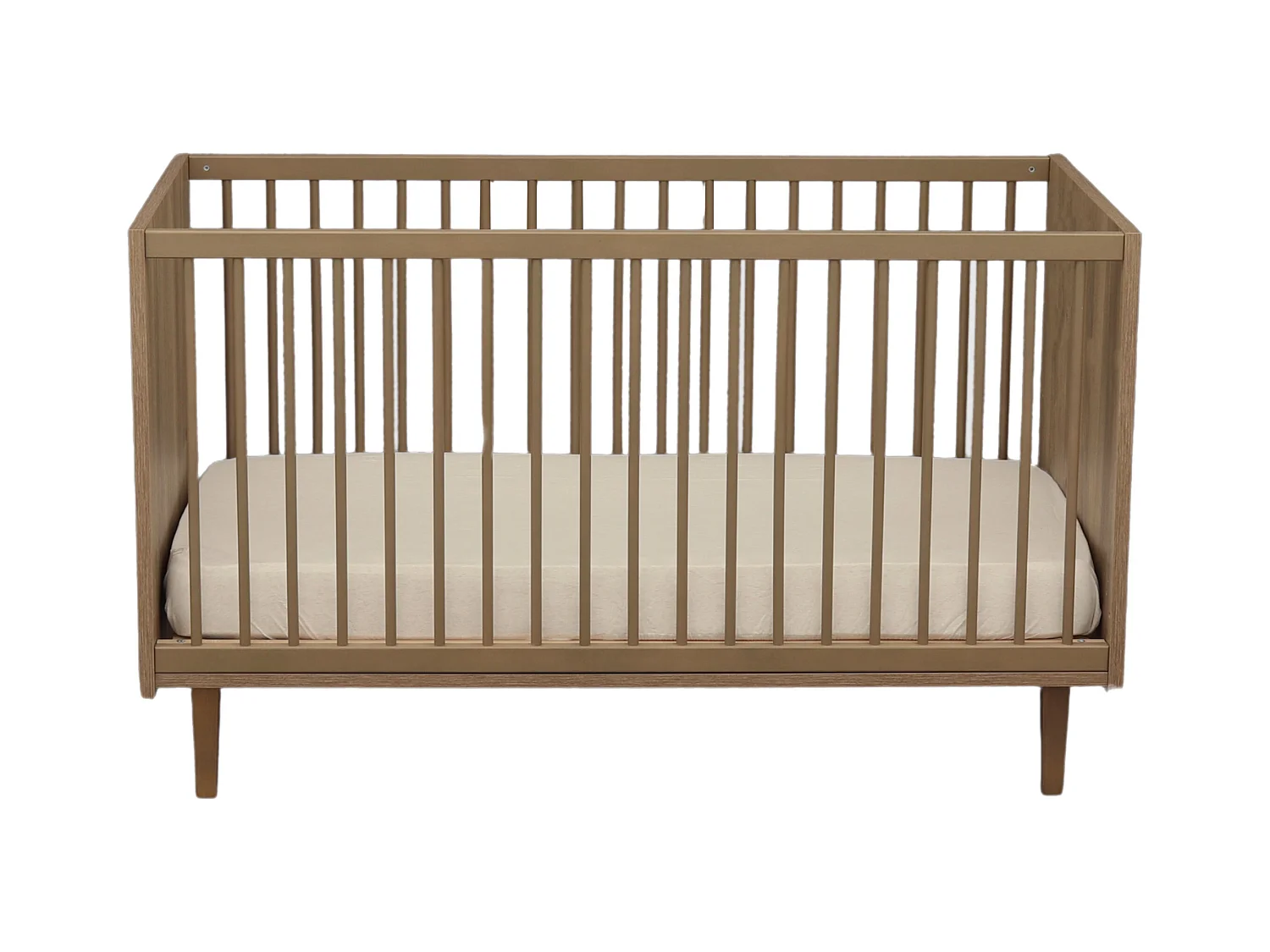 Ropa de cuna 140x70 - Little Big Bed decoración imitación madera