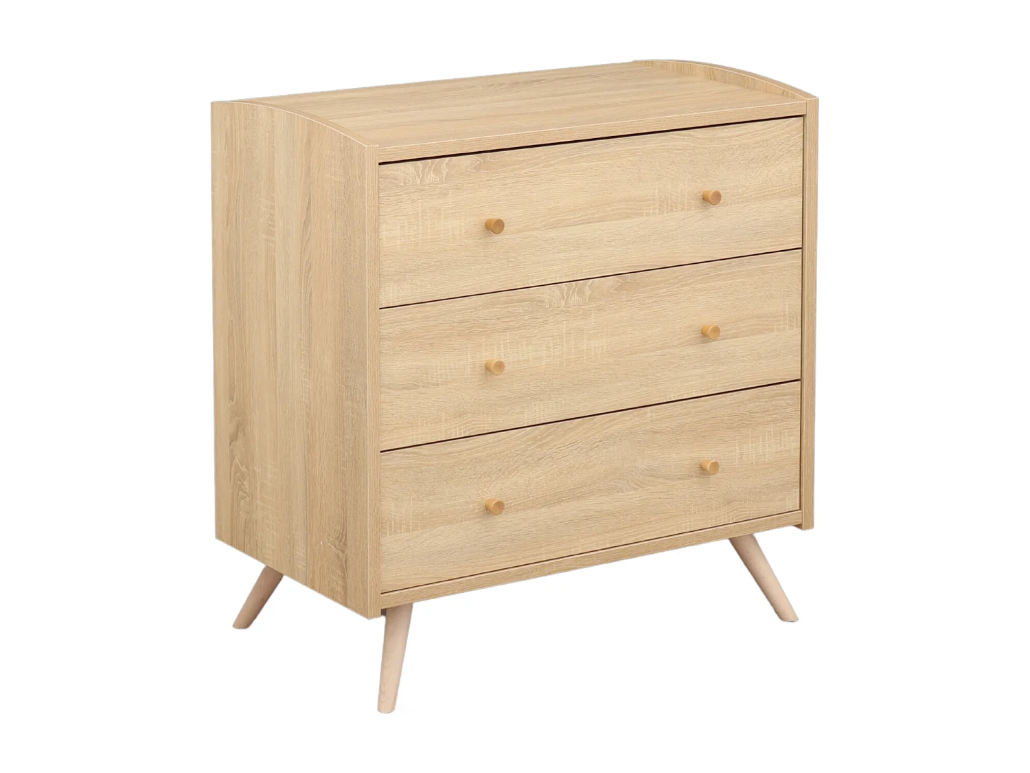 Chambre bébé complète Access, Lit 120x60 et Commode à langer - Chêne doré ACCESS - Sauthon