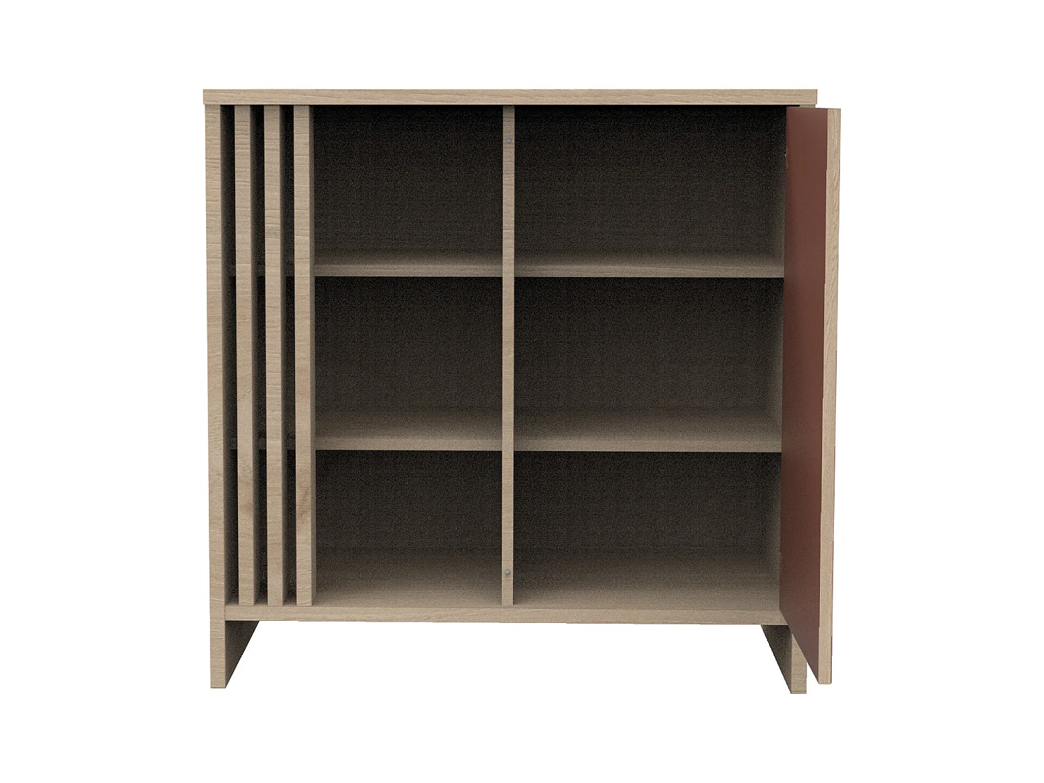 Chambre bébé complète Tokyo, Lit 120x60 et Commode à langer claustra - Chêne suave TOKYO - Sauthon