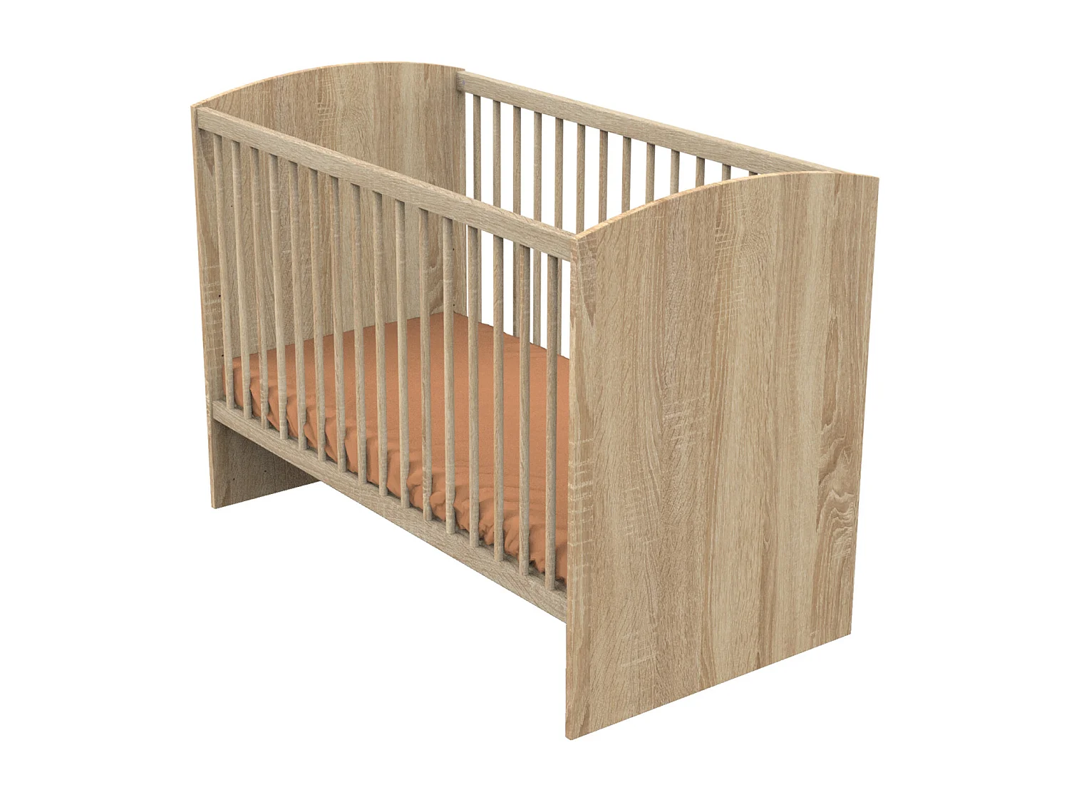 Chambre bébé complète: lit 120x60 et commode à langer SAM - Sauthon