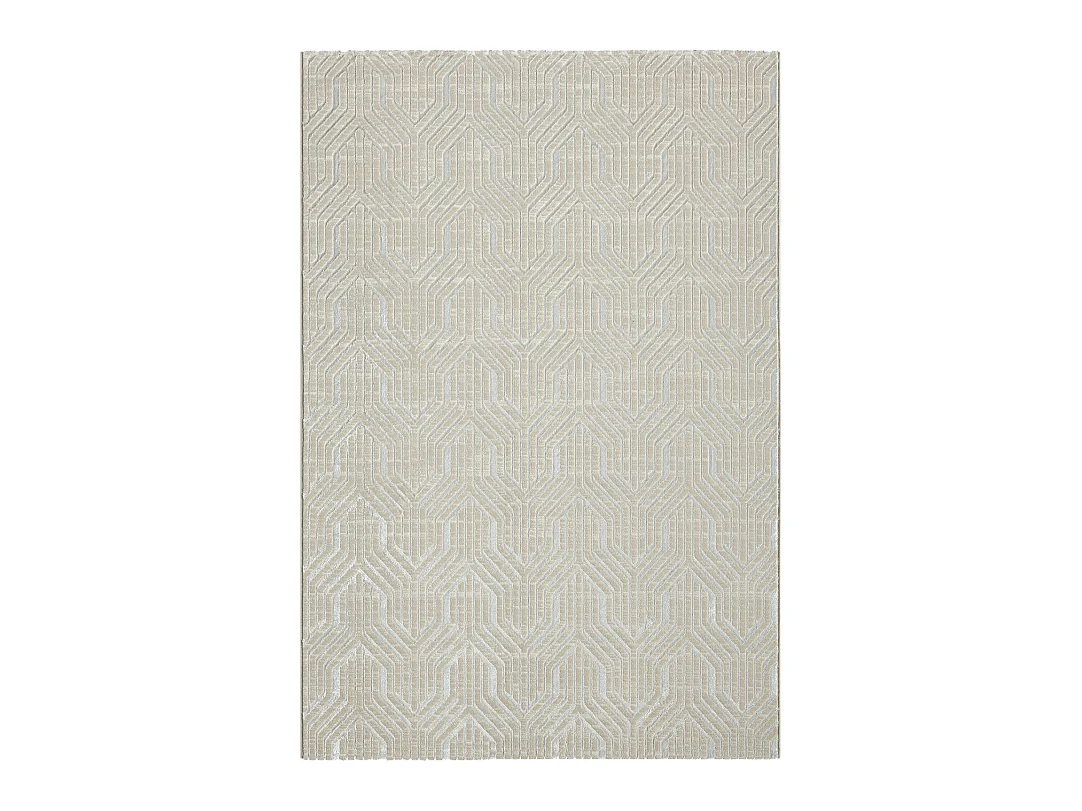 Tapis Mila conception, élégant conception, Crème, 120 x 170 cm
