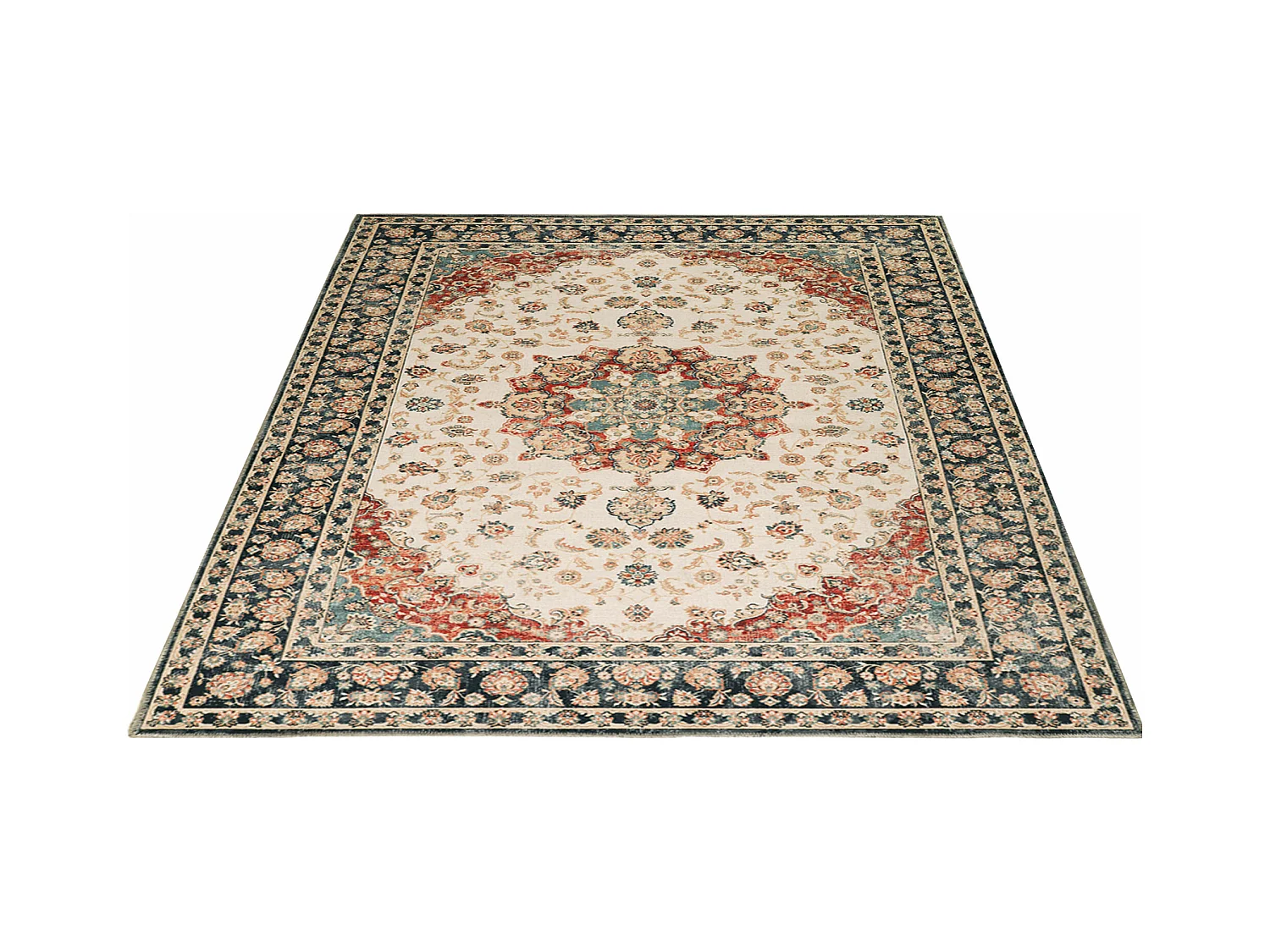 Dywan Zen Classic zmywalny, Krem Multi, 160 x 230 cm