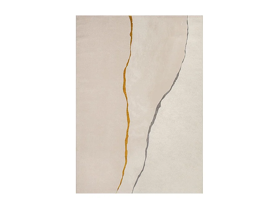 Tappeto Mila Shiny Elegante Marmo, Crema, 80 x 300 cm