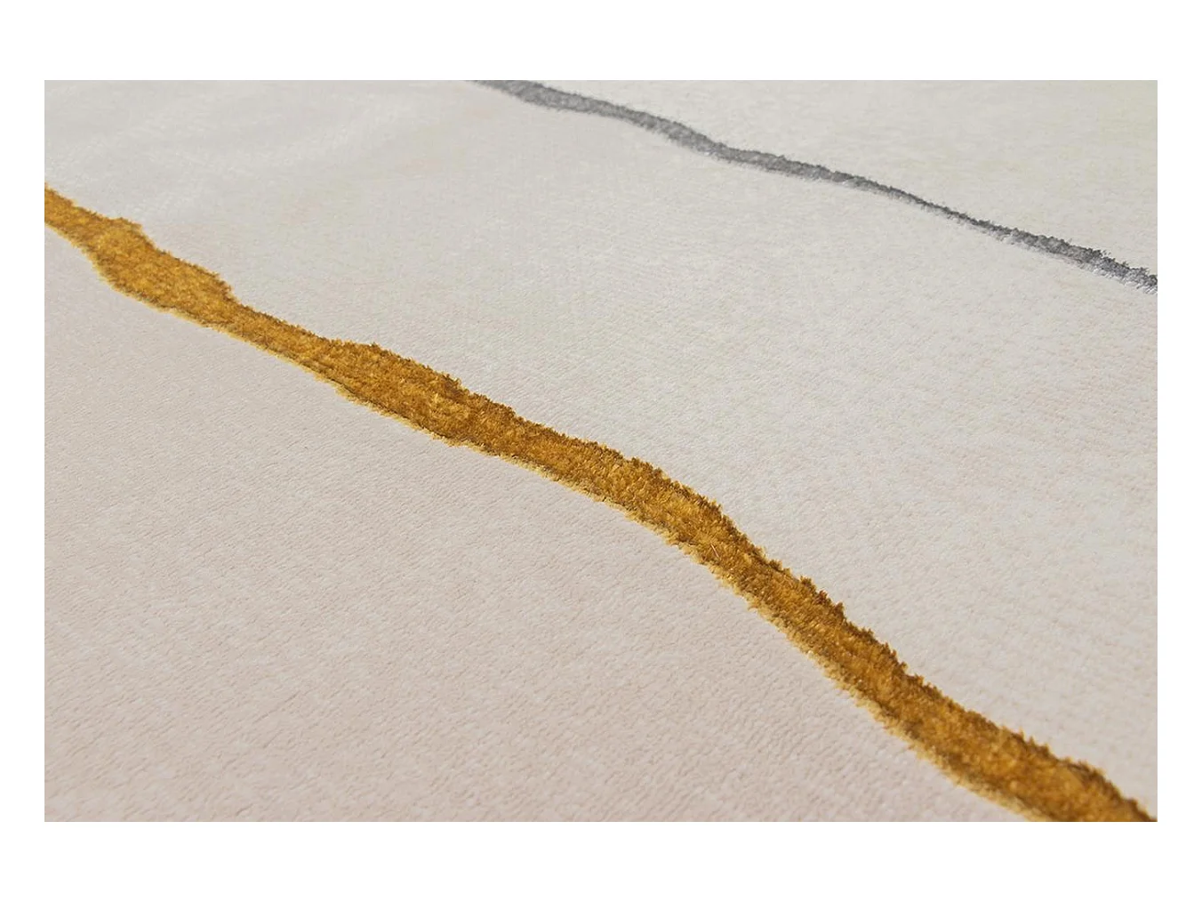 Tappeto Mila Shiny Elegante Marmo, Crema, 80 x 300 cm