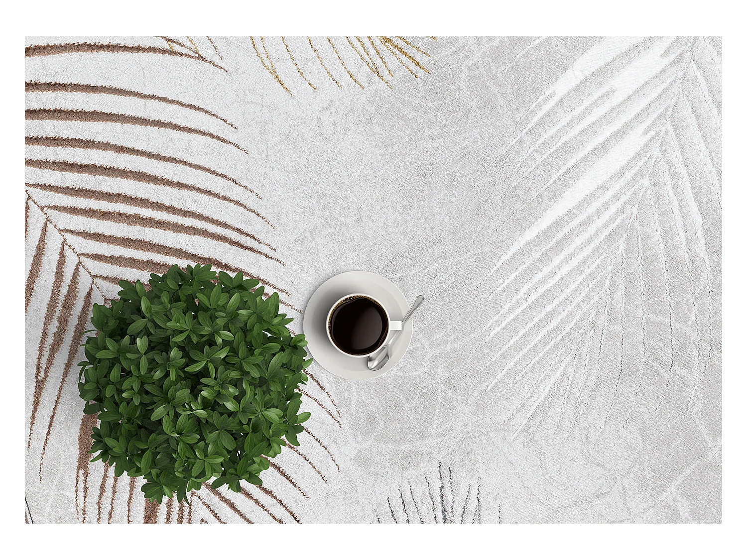 Tapis Mila brillant, élégant brillant, Gris, 80 x 300 cm