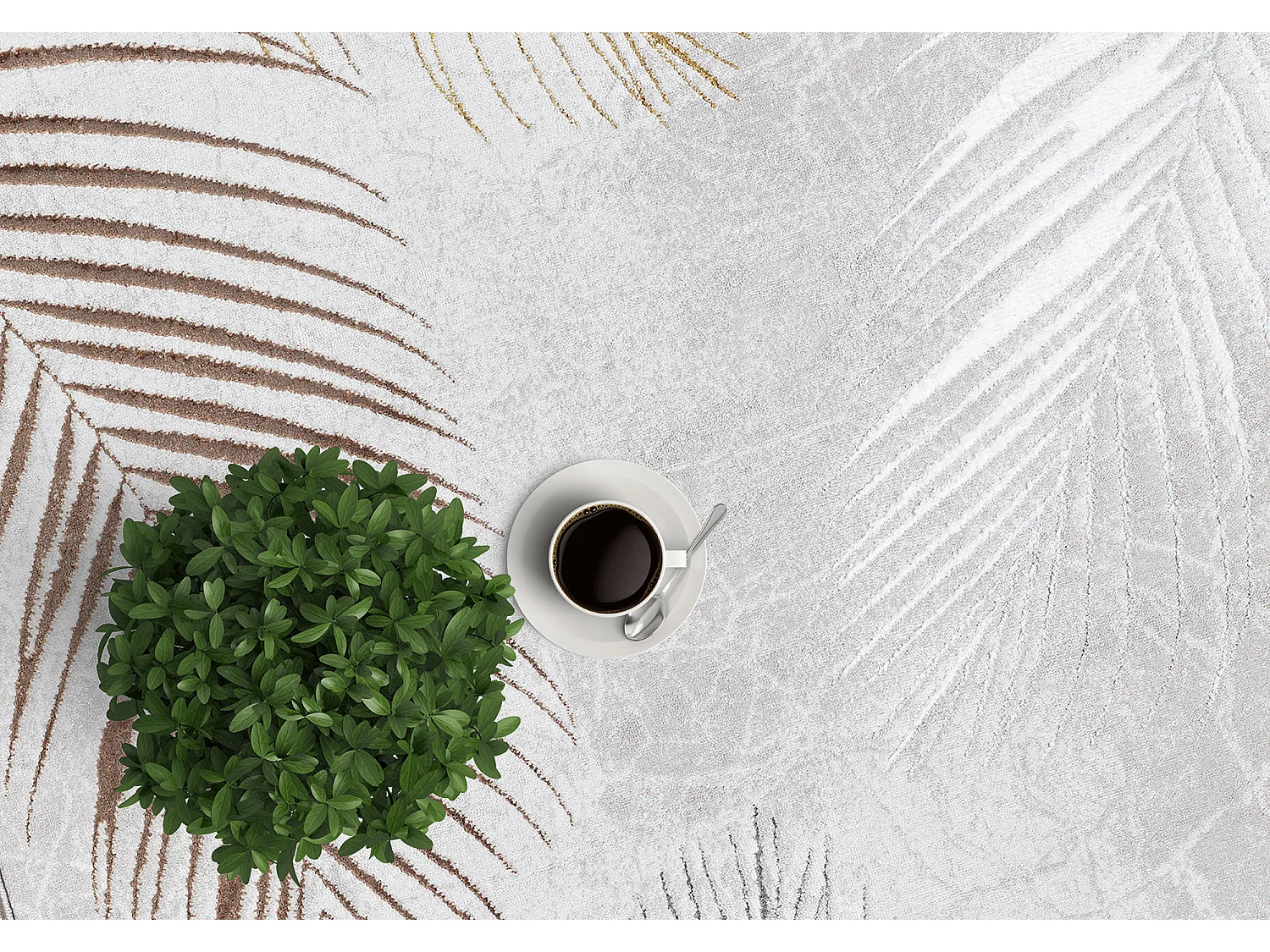 Tapis Mila brillant, élégant brillant, Gris, 80 x 300 cm