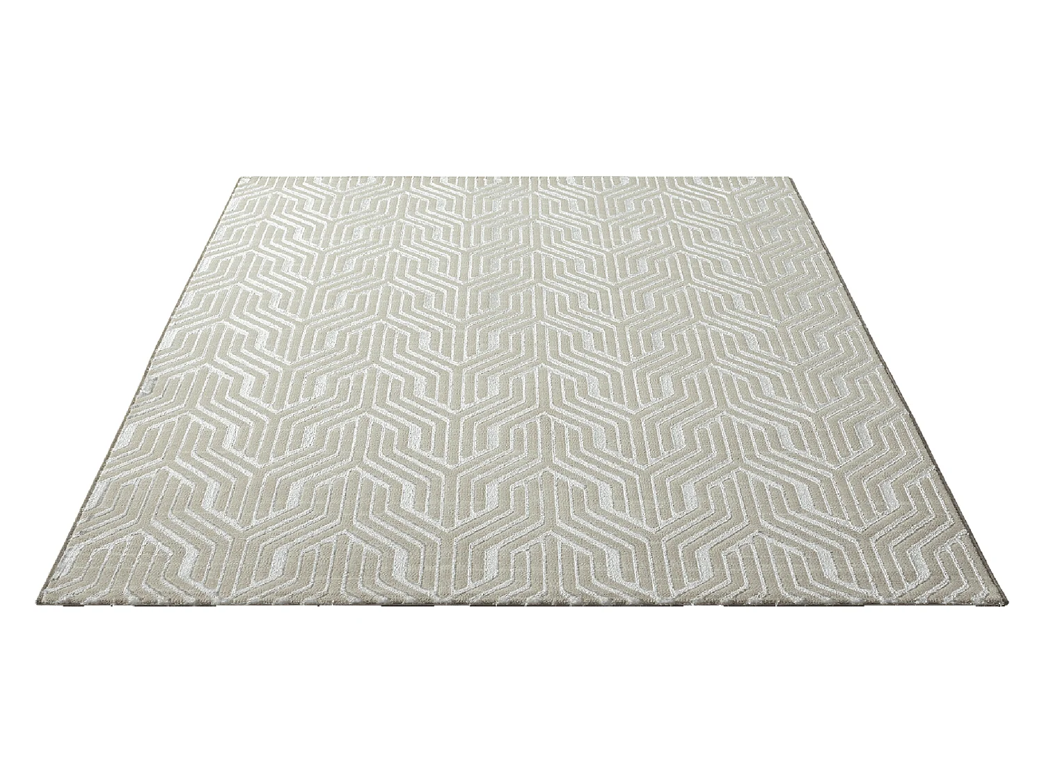 Tapis Mila conception, élégant conception, Crème, 80 x 150 cm