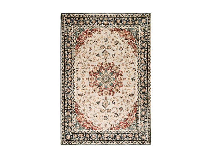 Tapis Zen classique lavable, Crème Multi, 120 x 170 cm