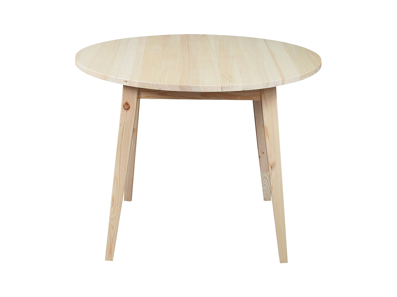 Stół okrągły 100 cm drewniany sosnowy Mesa