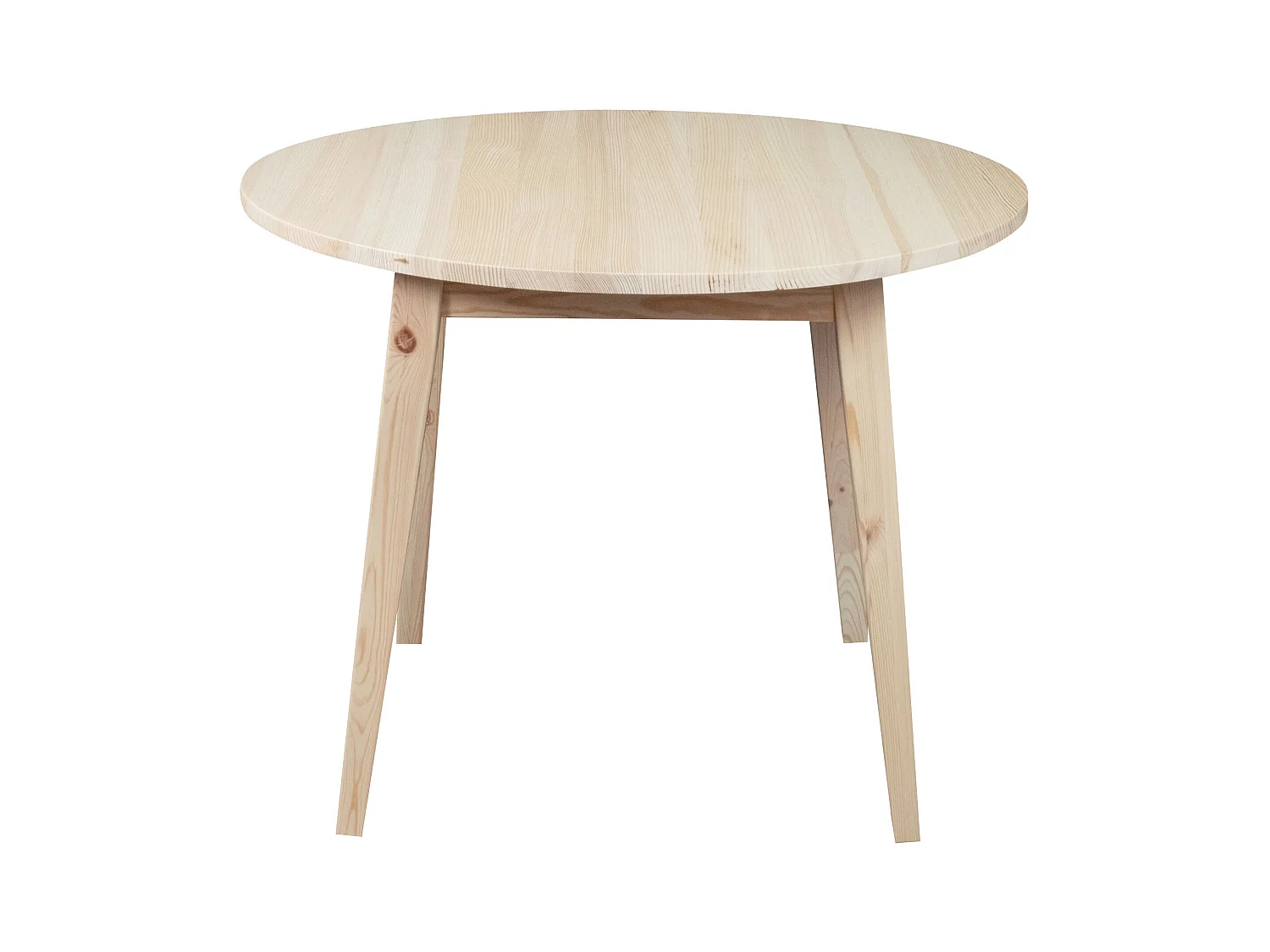 Stół okrągły 100 cm drewniany sosnowy Mesa