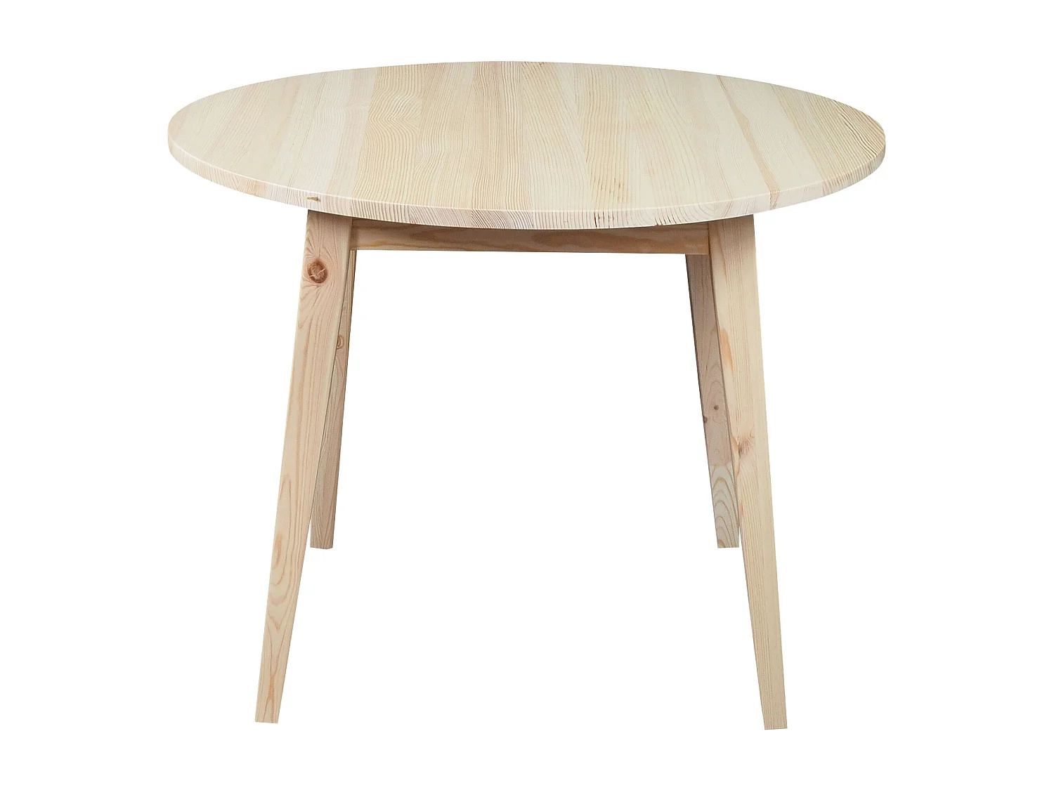 Stół okrągły 100 cm drewniany sosnowy Mesa