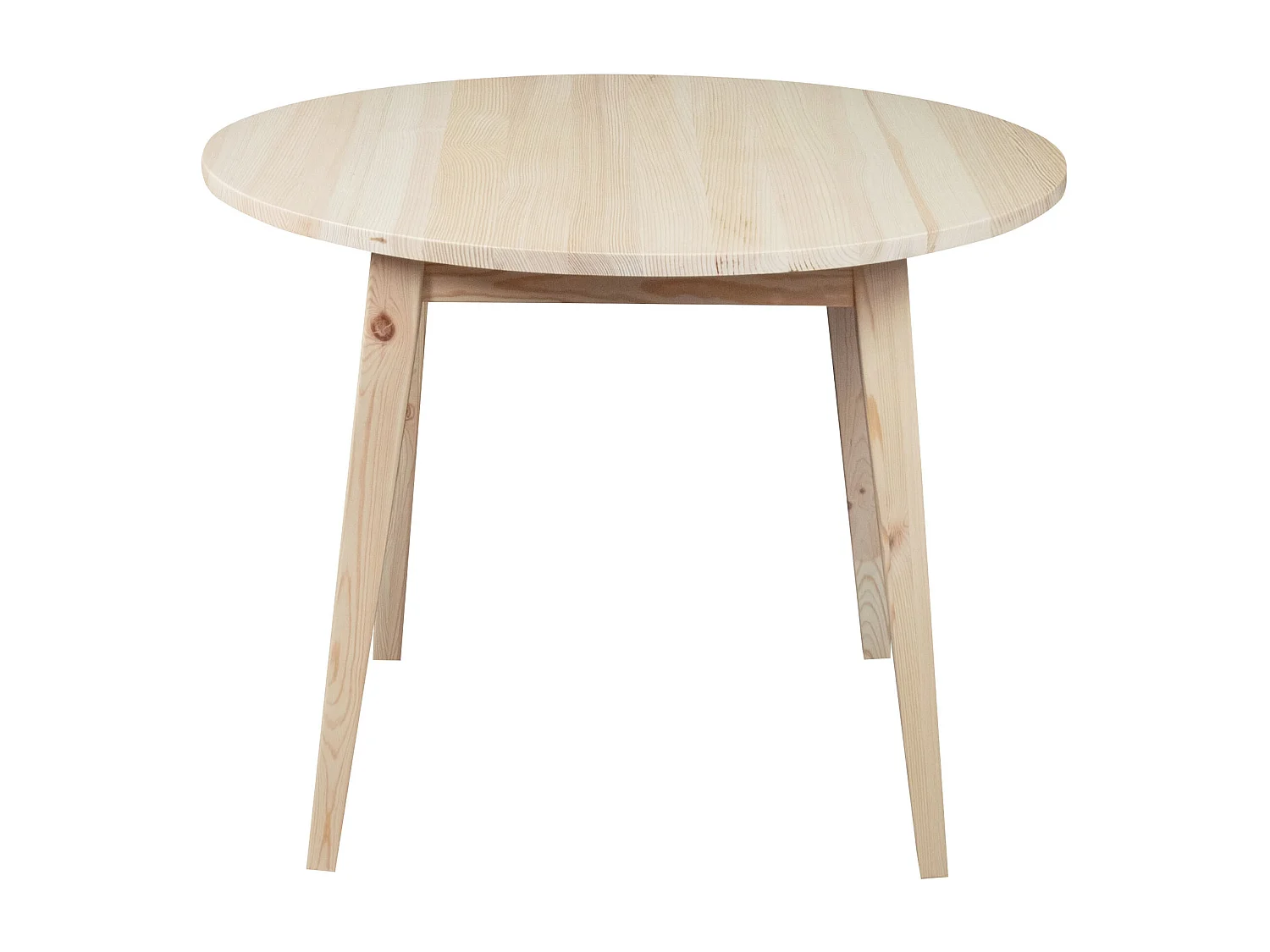 Stół okrągły 100 cm drewniany sosnowy Mesa