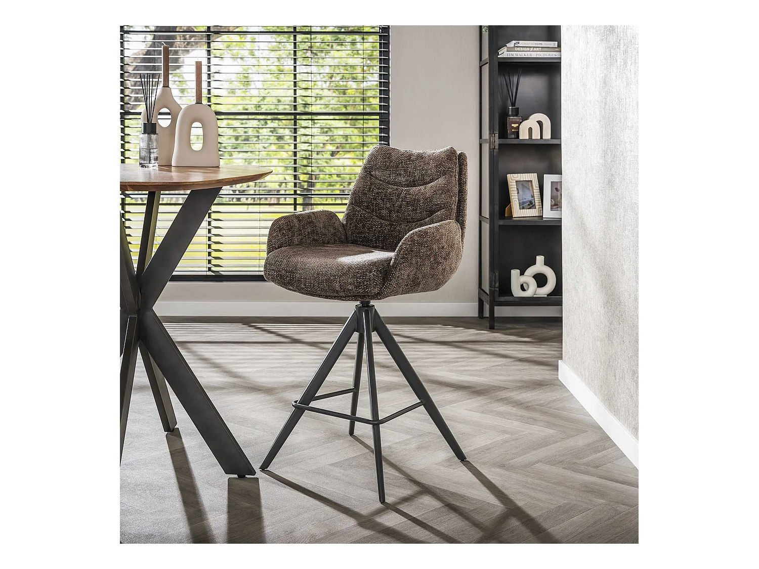 Chaise de bar Lounge - Rich Taupe - Lot de 2