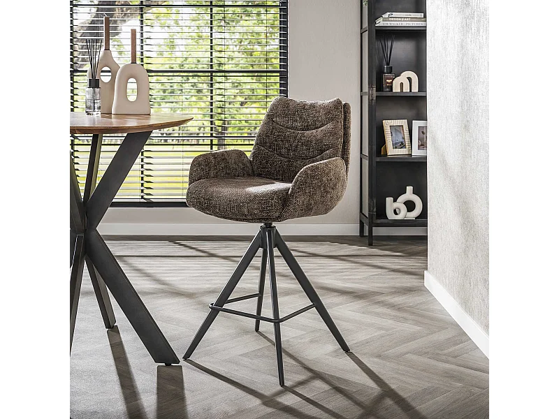 Barstoel Lounge - Rich Taupe - Set van 2