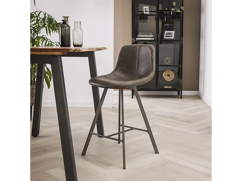 Barstoel Zig-Zag - Taupe - 4 Stuks