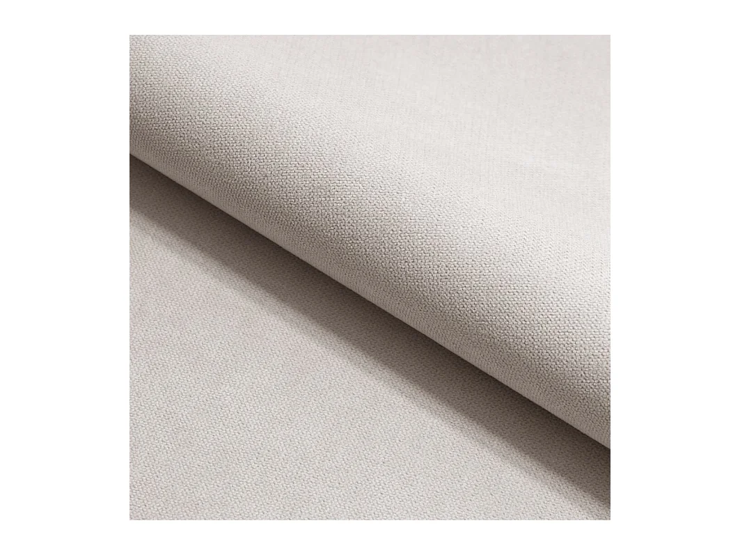 Lit à sommier tapissier avec matelas et sommier, tissu LUDANO Soro beige clair 200x200 cm H3-Bonell