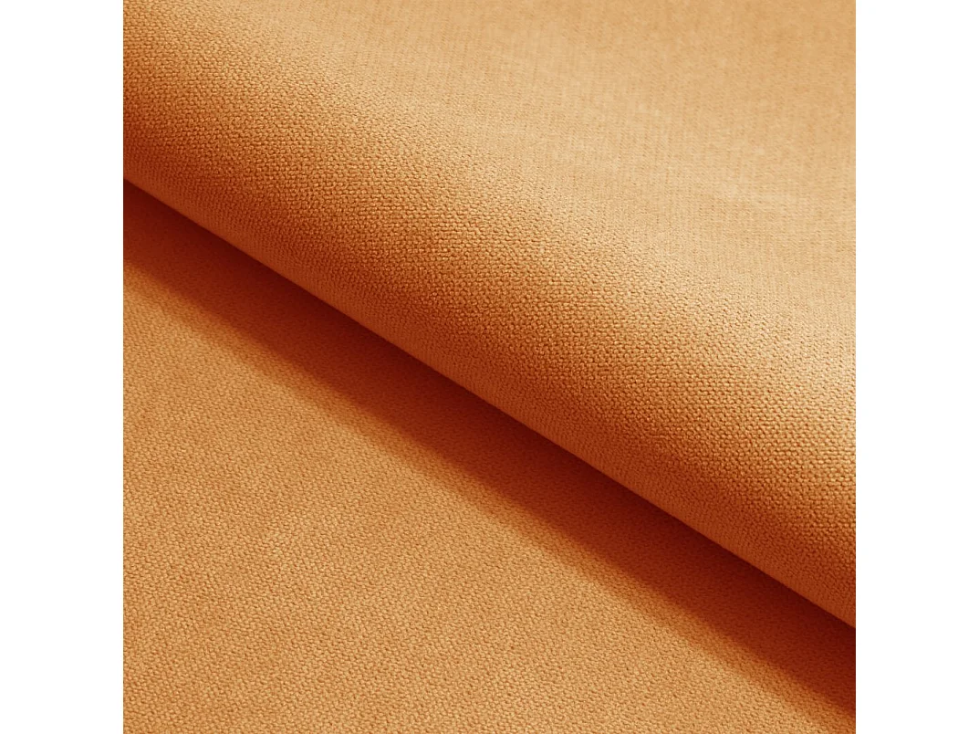 Lit à sommier tapissier avec matelas et sommier, tissu de lit LUDANO Soro Orange 140x200 cm H3-Bonell