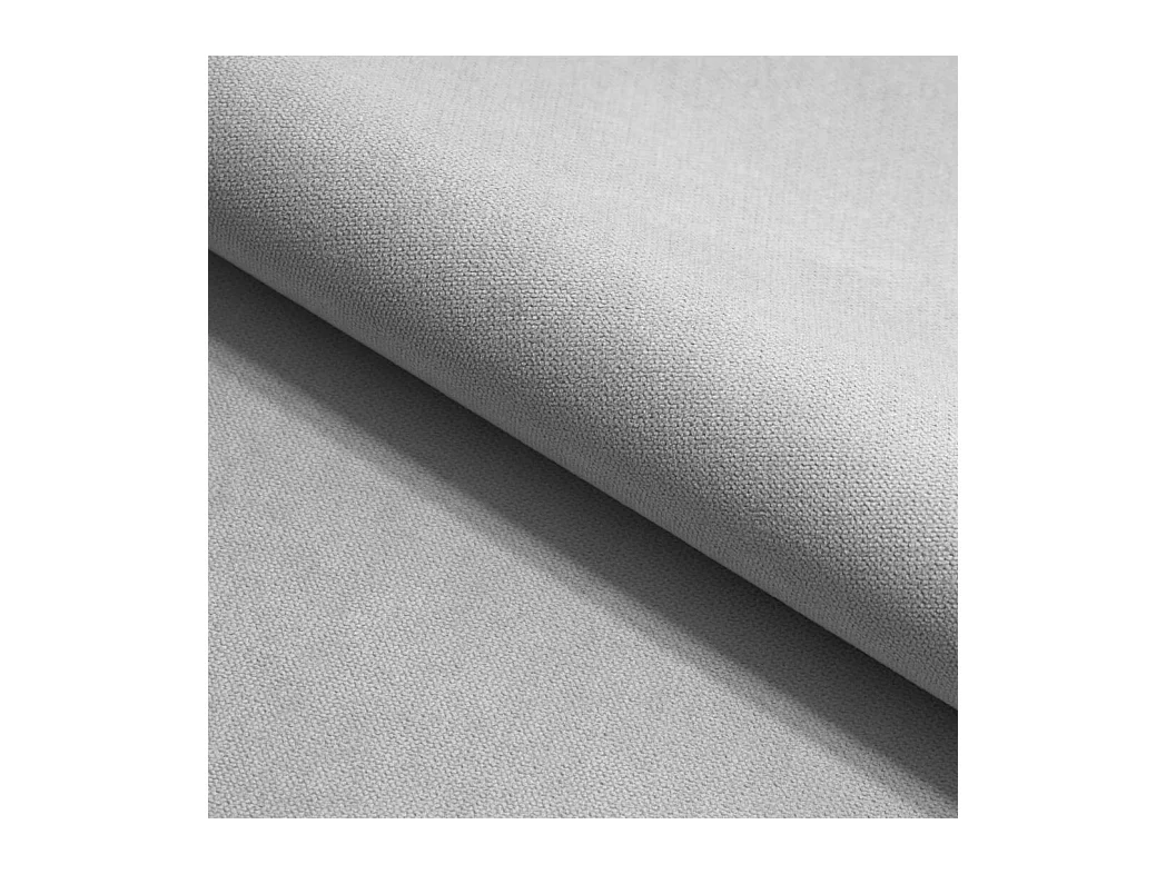 Lit à sommier tapissier avec matelas et sommier, tissu LUDANO Soro gris clair 200x200 cm H3-Bonell