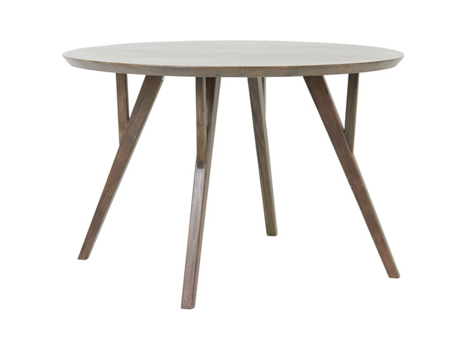 Table à manger QUENZA - Ø120x76cm - Marron