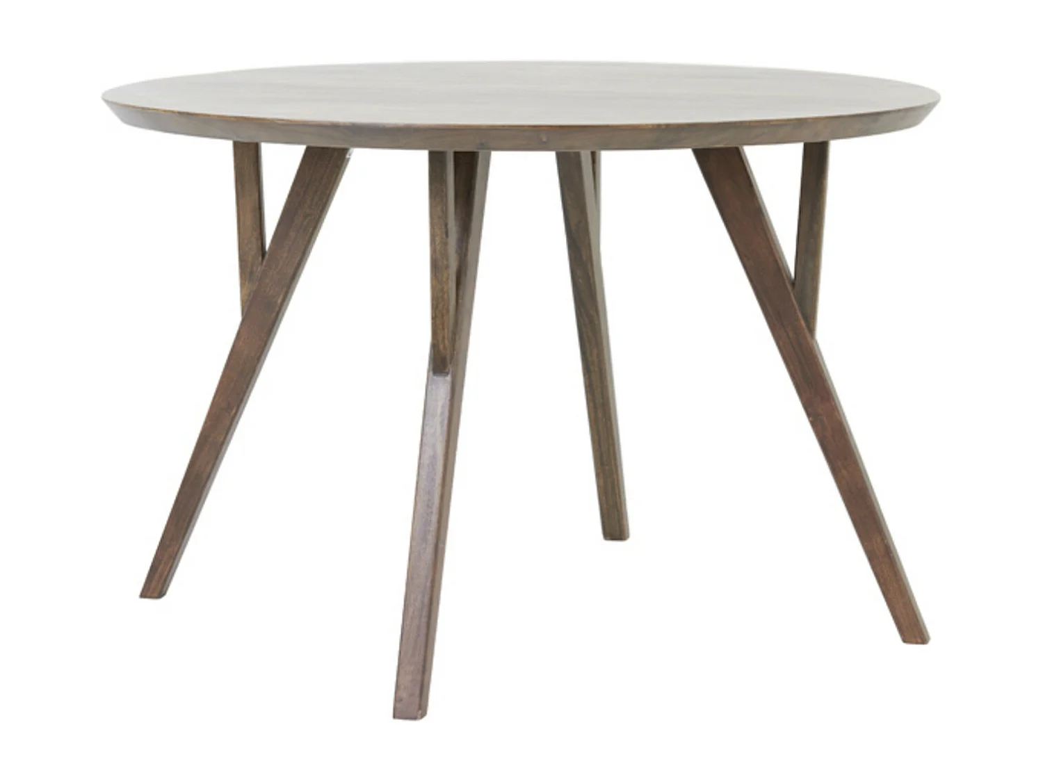 Eettafel QUENZA - Ø120x76cm - Bruin