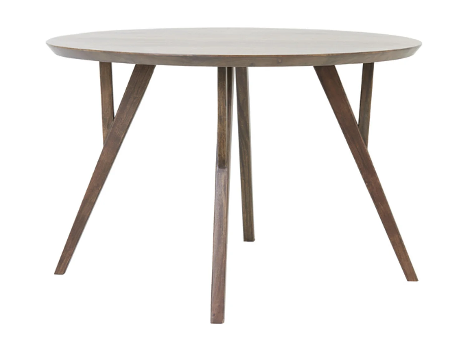 Eettafel QUENZA - Ø120x76cm - Bruin