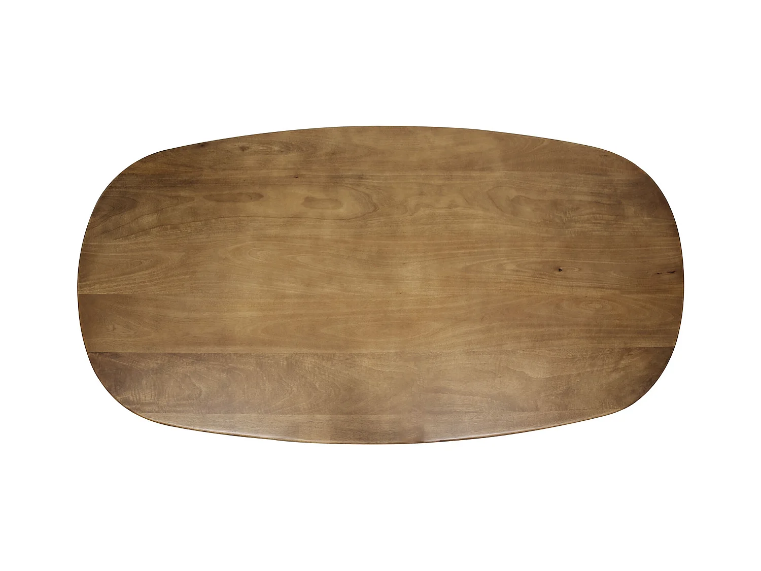 Table à manger 180 cm Cliff Oval Tube - Manguier massif couleur sable