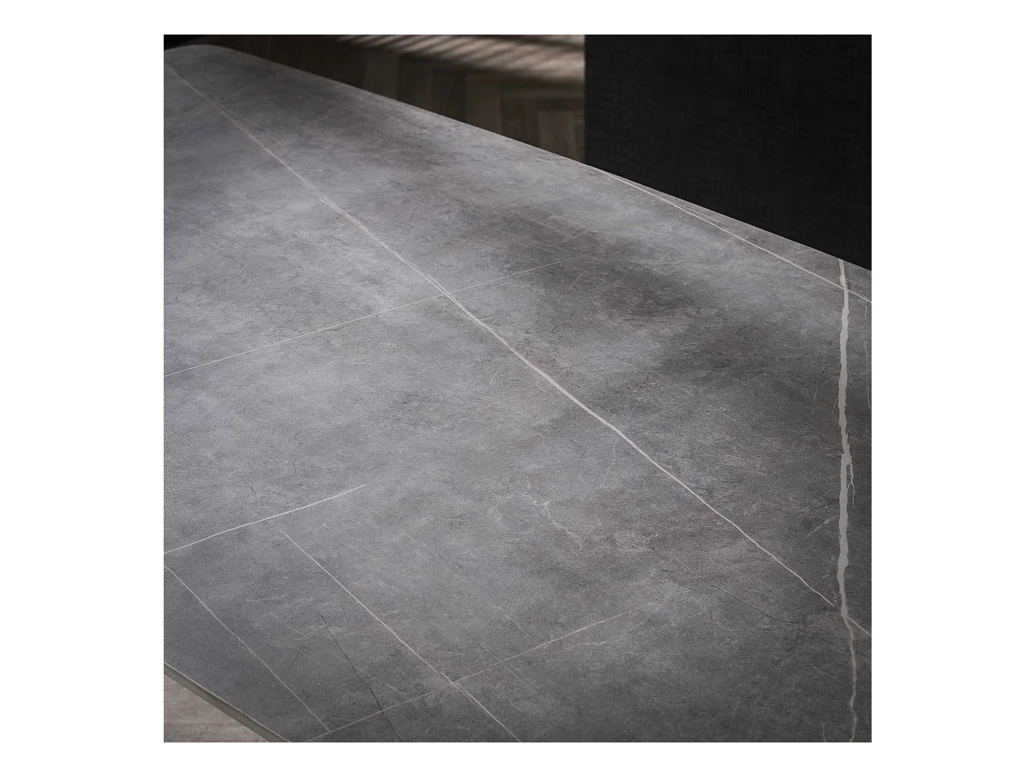 Eetkamertafel 140 Ceramic - Ceramic Natural Lightgrey