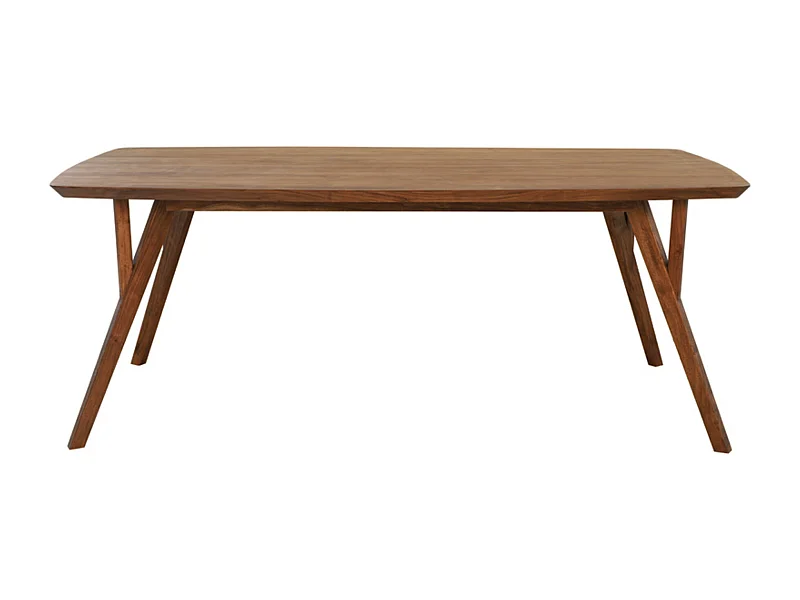 Eettafel QUENZA - 220x100x76cm - Bruin