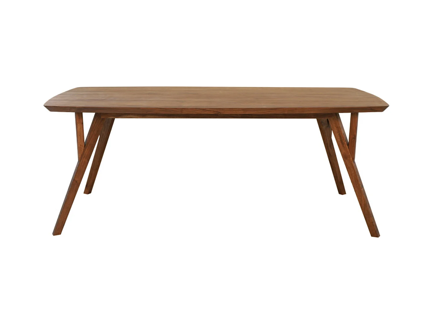 Eettafel QUENZA - 220x100x76cm - Bruin