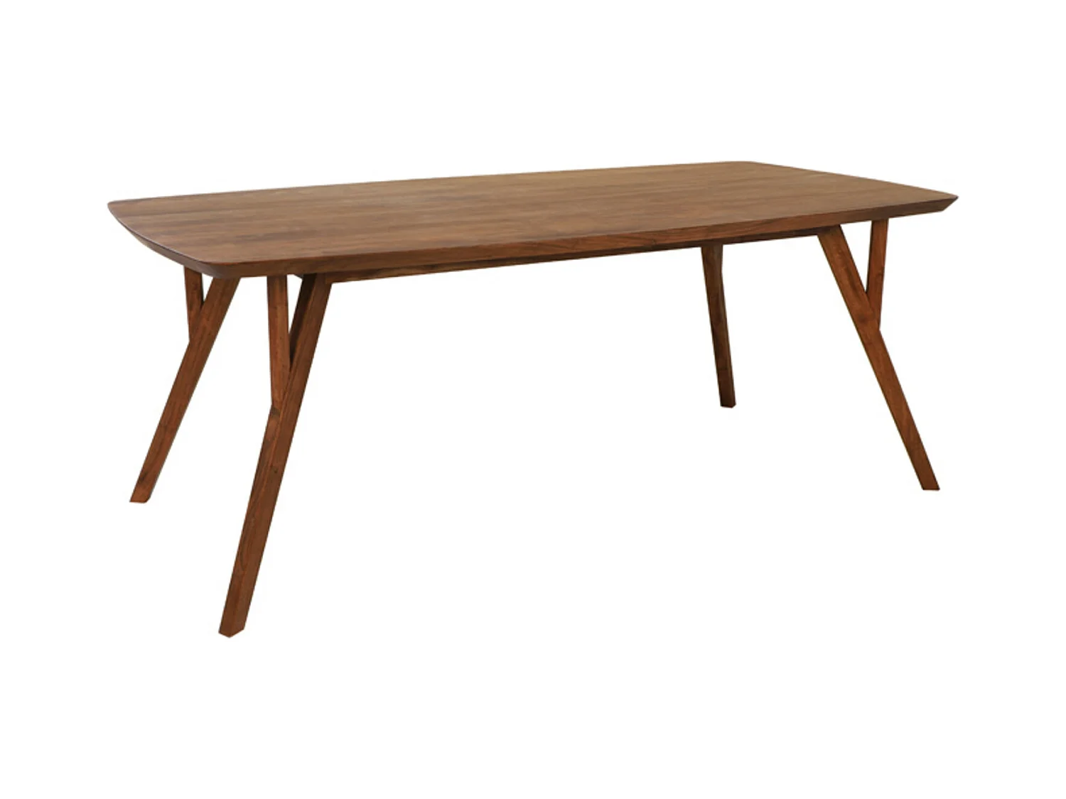 Eettafel QUENZA - 220x100x76cm - Bruin