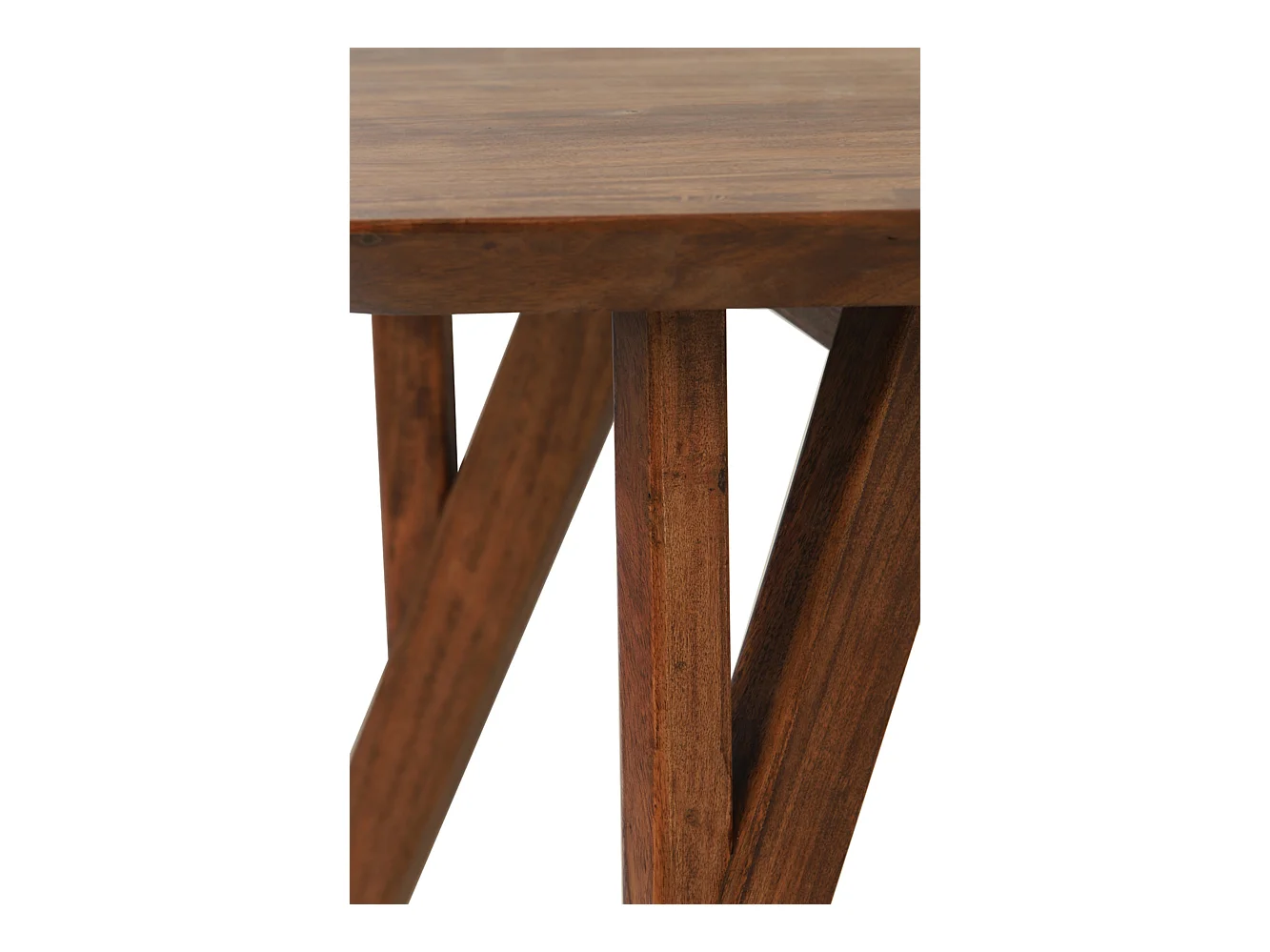 Eettafel QUENZA - 220x100x76cm - Bruin