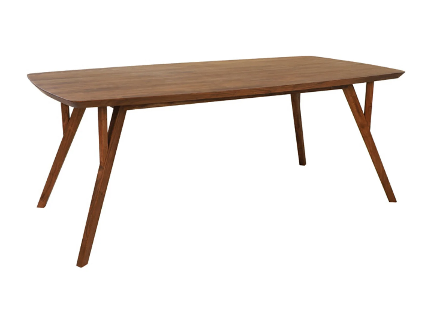 Table à manger QUENZA - 220x100x76cm - Marron