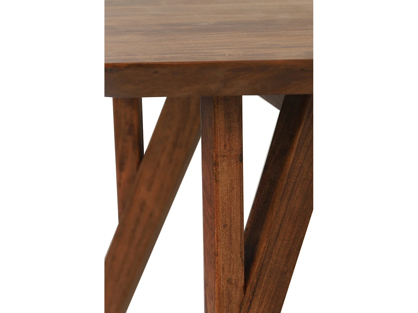 Table à manger QUENZA - 220x100x76cm - Marron