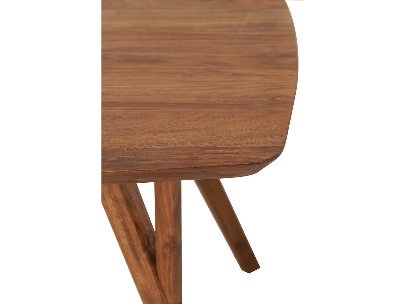 Table à manger QUENZA - 220x100x76cm - Marron