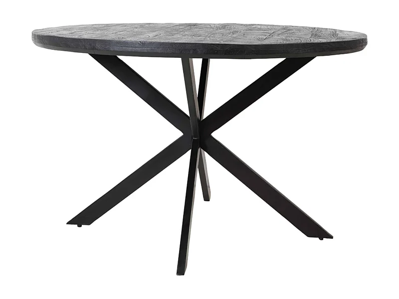 Table à manger YELLOV - Ø120x76cm - Noir