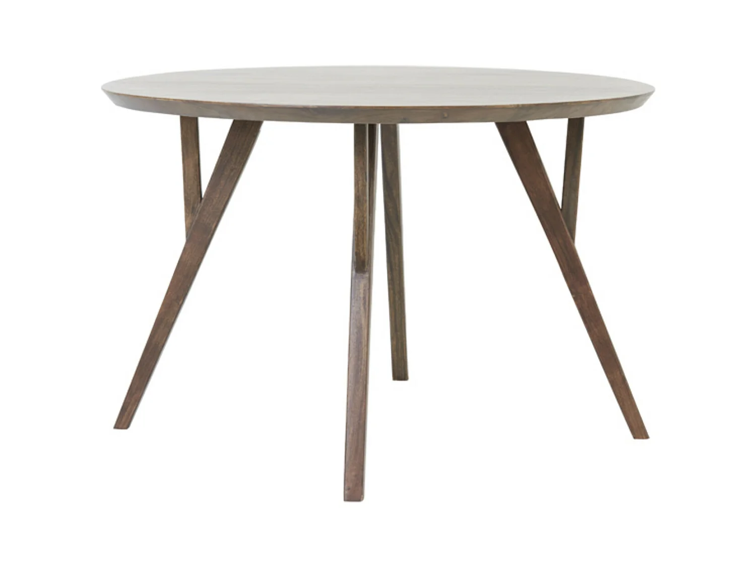 Table à manger QUENZA - Ø140x76cm - Marron
