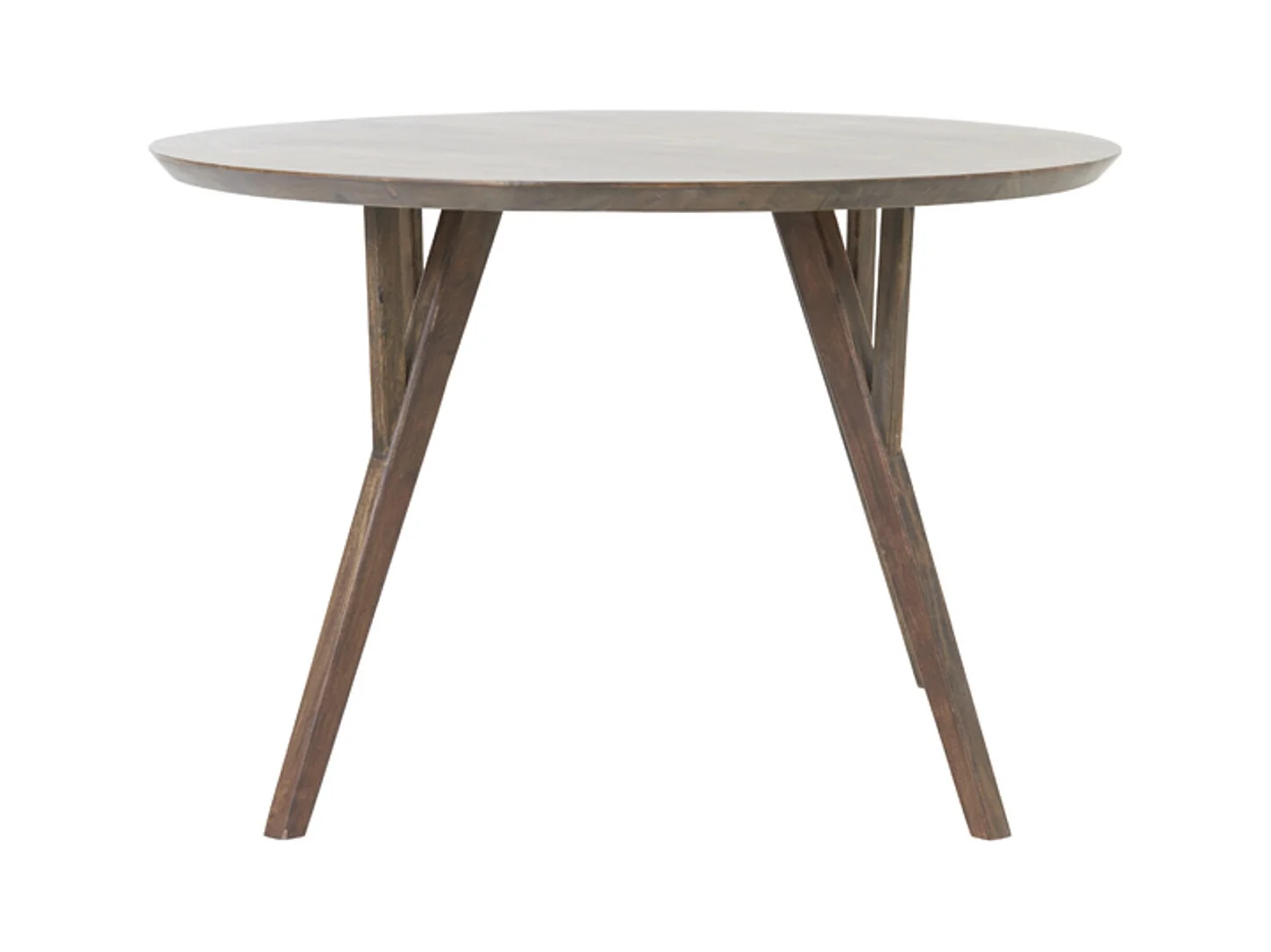 Table à manger QUENZA - Ø140x76cm - Marron