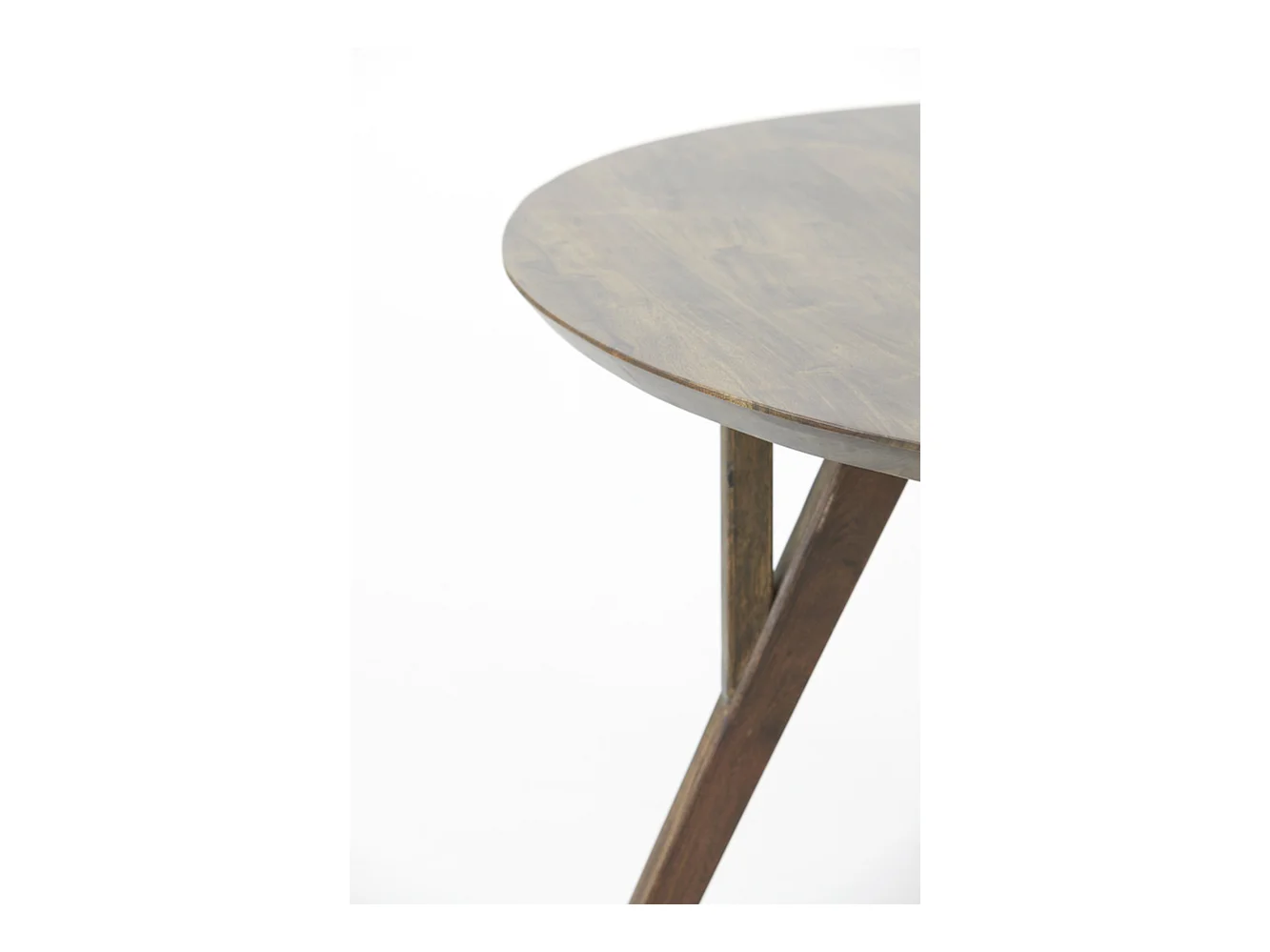 Table à manger QUENZA - Ø140x76cm - Marron