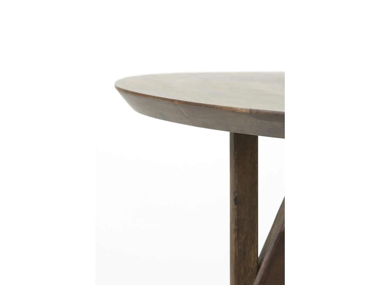 Esstisch QUENZA - Ø140x76cm - Braun