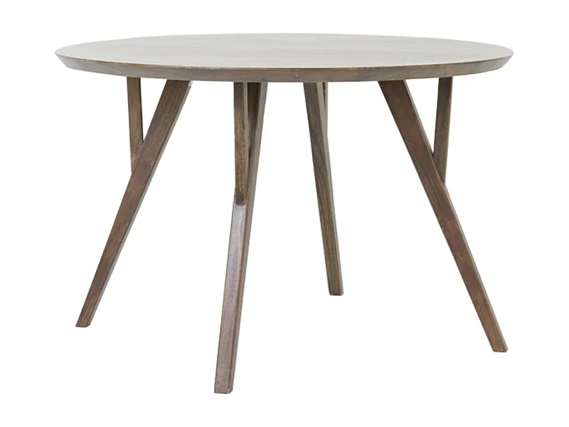 Esstisch QUENZA - Ø140x76cm - Braun