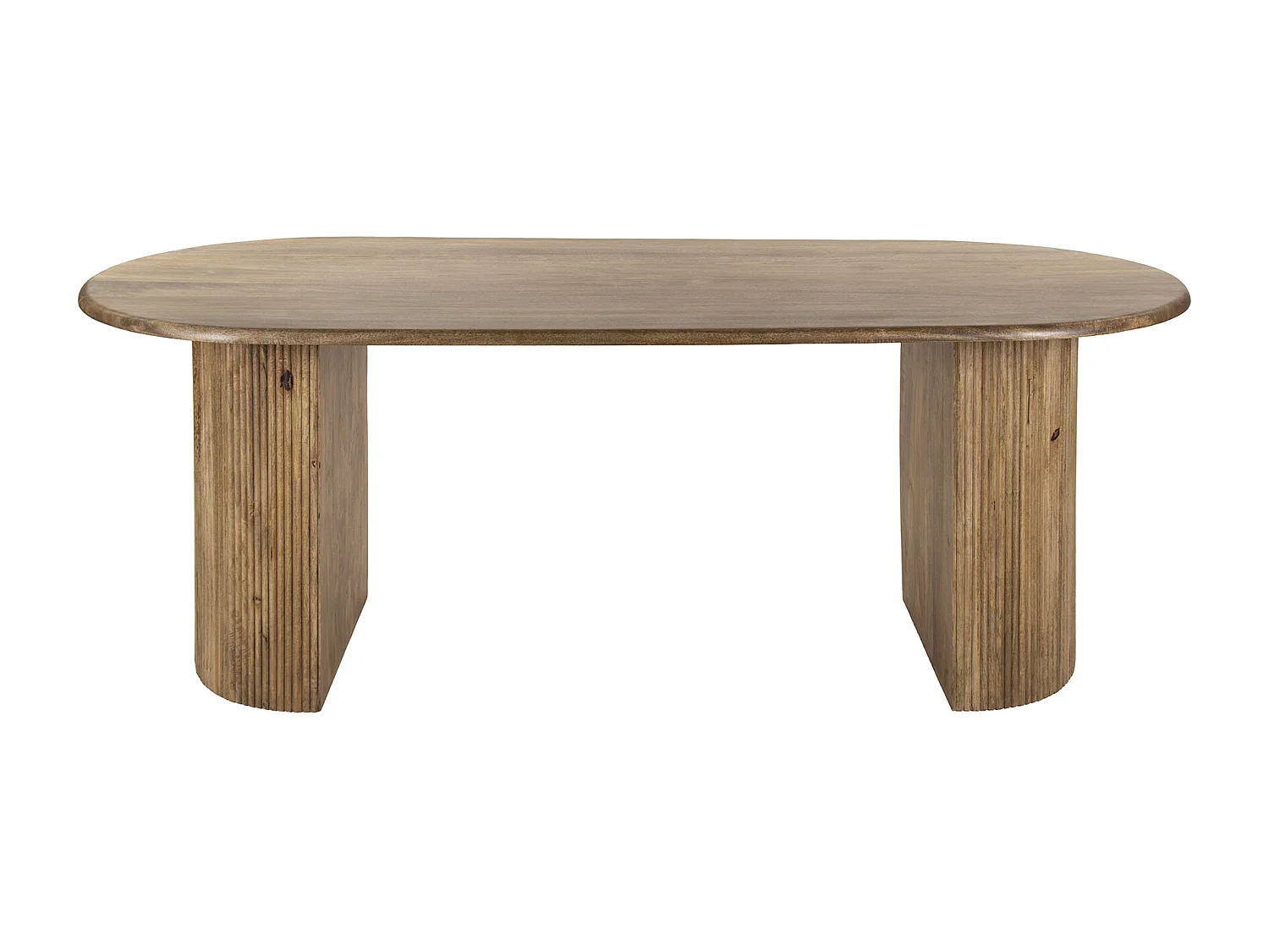 Table à manger Wave 215 cm - Manguier massif couleur sable