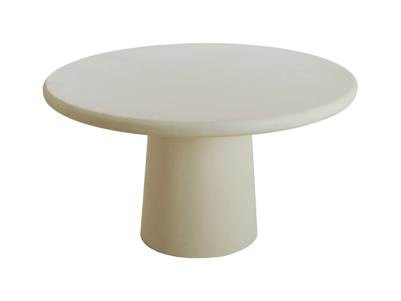 Table à manger KULONA - Ø140x76cm - Marron